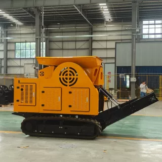 工厂定制525型鄂式碎石机 建筑沙场物料破碎机建筑石头垃圾粉碎机