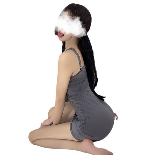 Sexy lingerie see-through secretary hip skirt uniform sexy seductive small chest enhancing strapless nightgown spicy pajamas provocative
