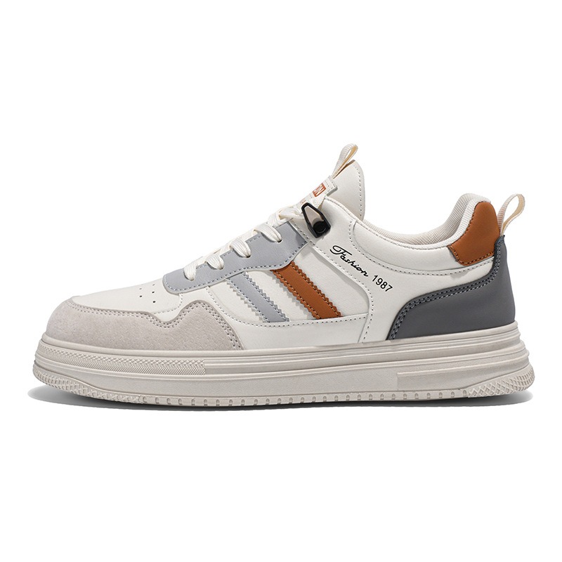 2025 verano transfronterizo nueva tendencia coreana zapatos de skate de tendencia baja zapatos blancos de moda de hombre zapatos deportivos casuales