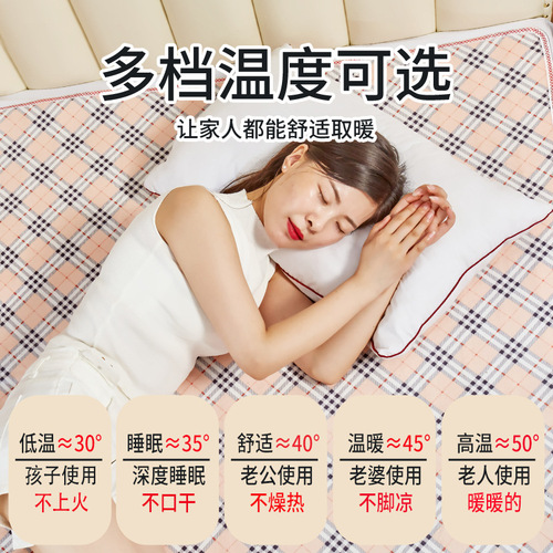 National Standard Electric Blanket Single Beauty Bed Double Dual Control Electric Heating Pad Warming Blanket Cross-Border Heating Blanket Electric Mattress Wholesale