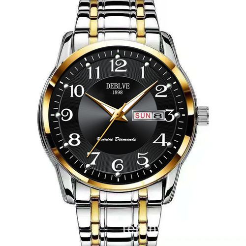 Swiss brand full automatic mechanical movement multi-functional fashionable Sunday calendar waterproof luminous watch for men non-mechanical