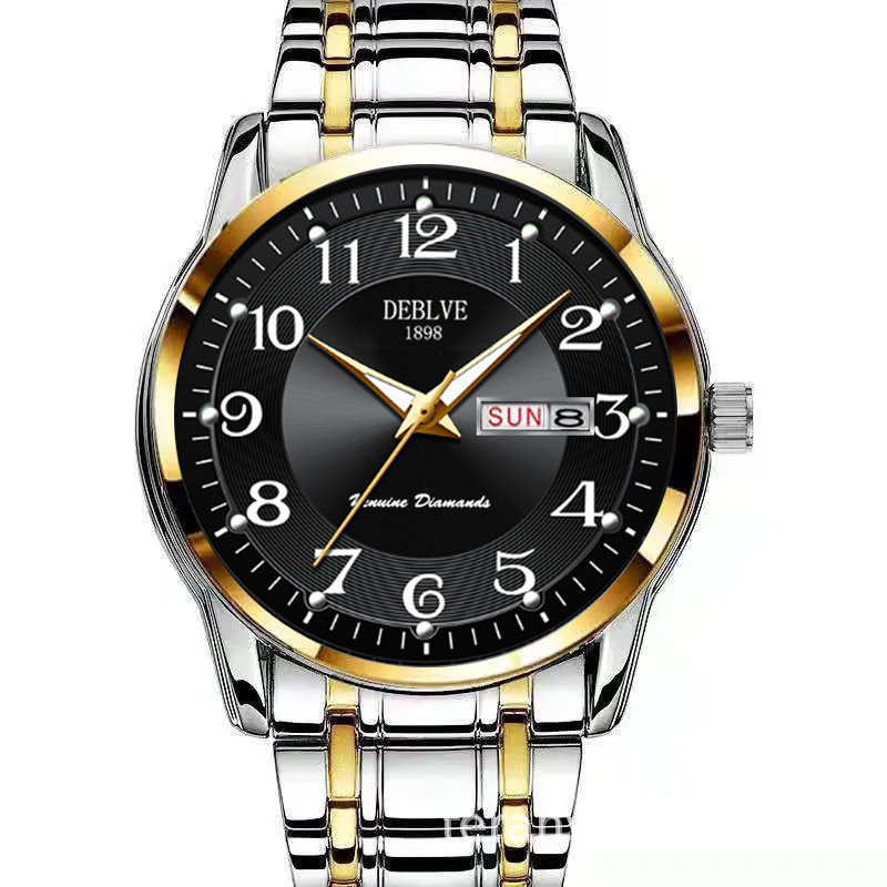 Swiss Brand Automatic Movement Watch Multifunctional Fashion Week Calendar Waterproof Luminous Watch for Men Non-mechanical Swiss Brand Automatic Movement Watch Multifunctional Fashion Week Calendar Waterproof Luminous Watch for Men Non-mechanical