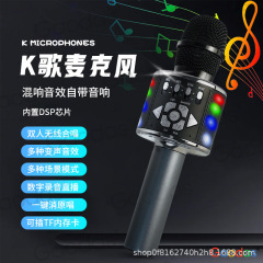 KTV級d 169スピーカーマイク一体型k歌家庭用bluetooth無線マイク山景チップDSP