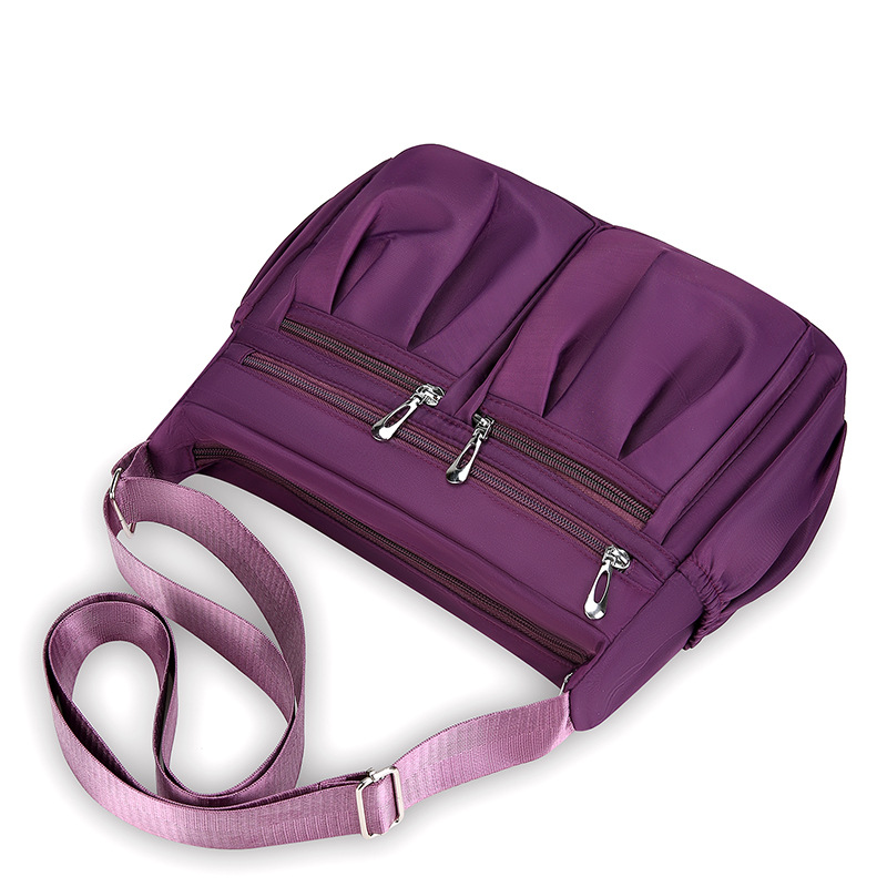 Bolso Bandolera Impermeable de Nylon/Oxford para Mujer, Multi-bolsillos, Casual, Moderno, Venta por Mayor