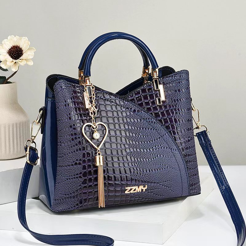 Bolso de mujer recién listado bolso de madre de textura atmosférica bolso de hombro con patrón de piel de cocodrilo bags al por mayor