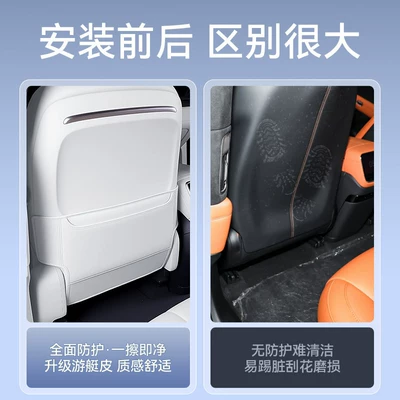 Suitable for Geely Xingyue Seat: Chair back anti-kick pad