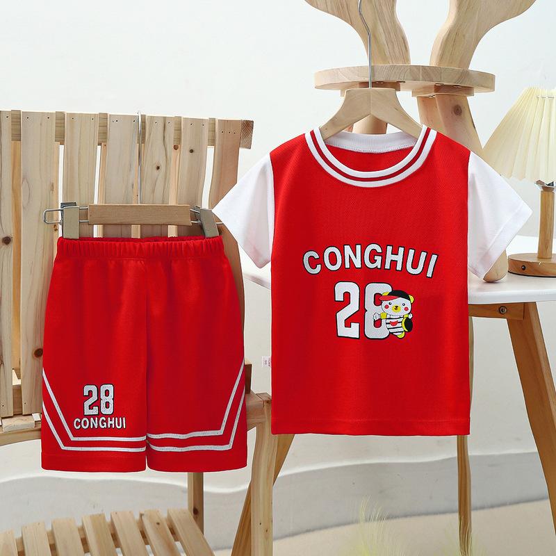 2026 New Children's Basketball Uniforms, Summer Mesh Quick-Drying Suits for Boys and Girls, Short-Sleeved Sports Quick-Drying Suits for Middle and Large Children 2026 New Children's Basketball Uniforms, Summer Mesh Quick-Drying Suits for Boys and Girls, Short-Sleeved Sports Quick-Drying Suits for Middle and Large Children