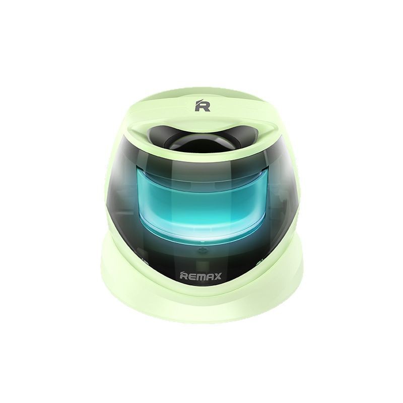 Draagbare mini bluetooth speaker van remax met rgb en telefoonhouder_voghion.com