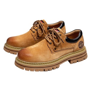 3191 low-top work shoes men's American-style retro casual Martin boots genuine leather low-top platform fashionable all-match shoes