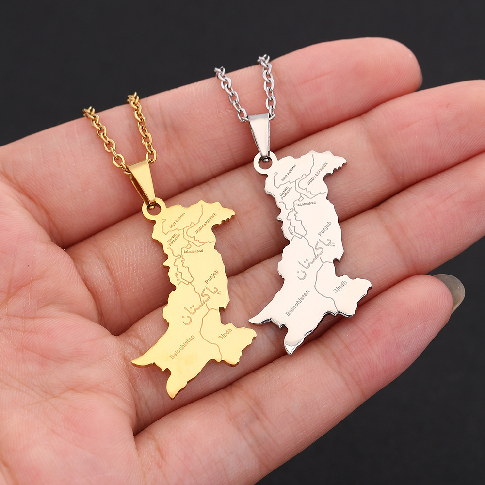 1 Piece Fashion Letter Stainless Steel Plating Pendant Necklace_colorza_9
