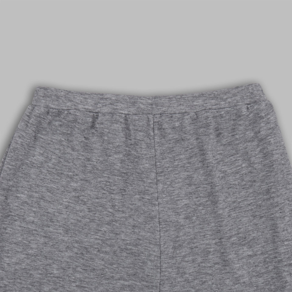 Bộ hai món nữ áo croptop cổ Henley dài tay và quần jogger bo gấu dáng ôm — màu xám chi tiết 21
