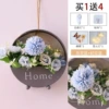 Gray pot+first see blue (with lamp)