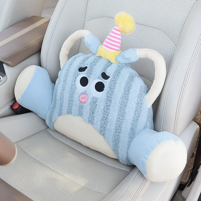 줄무늬 괴물-블루-요추 지지대