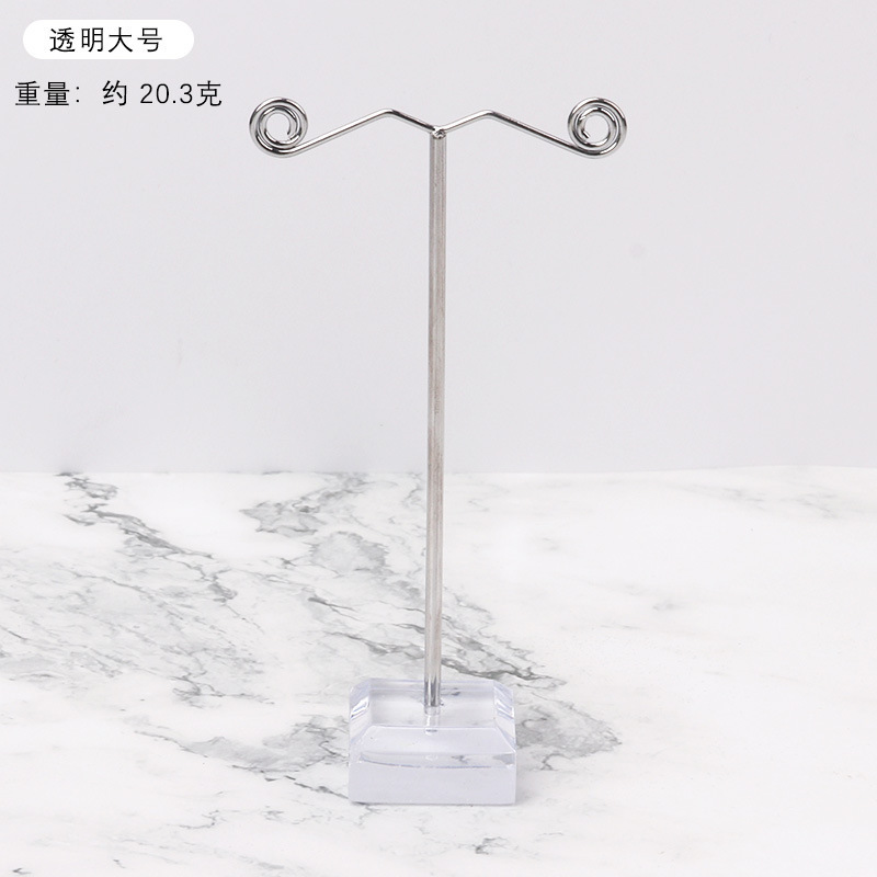 TONVIC メタルイヤリングスタンドアクリル 3 ピースイヤリングイヤリングディスプレイスタンドジュエリースタンドネックレススタンド卸売|undefined