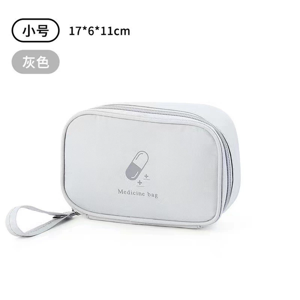 Gray small health bag