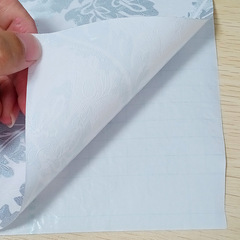 European-style self-adhesive PVC waterproof bedroom living room background wall Damask 3D stereoscopic renovation sticker wallpaper