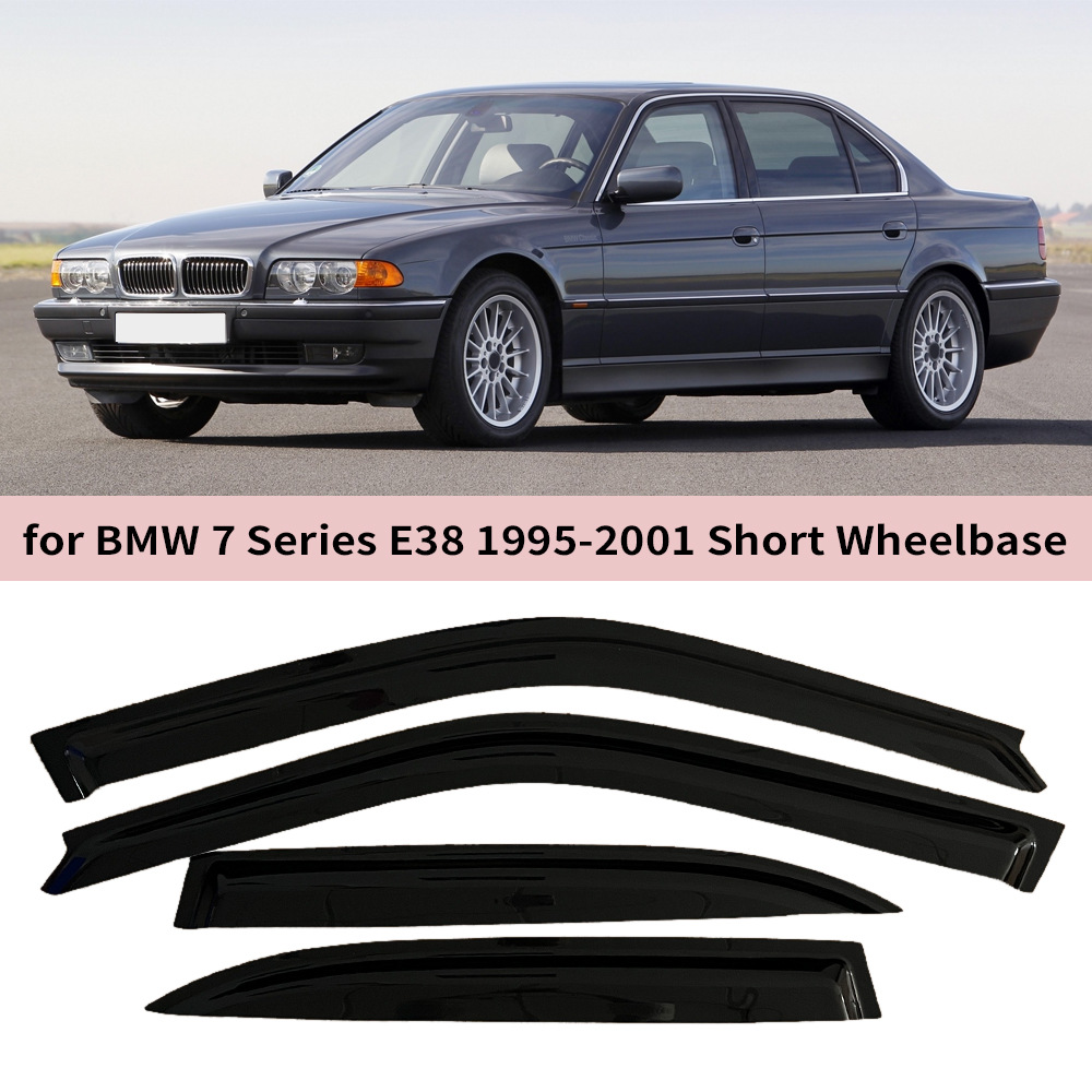 BMW Window Visor for BMW 7 Series E38 Short Wheelbase 1995-2001 (Rain shield) - for-7-series-e38-short-wheelbase-1995-20014pcs