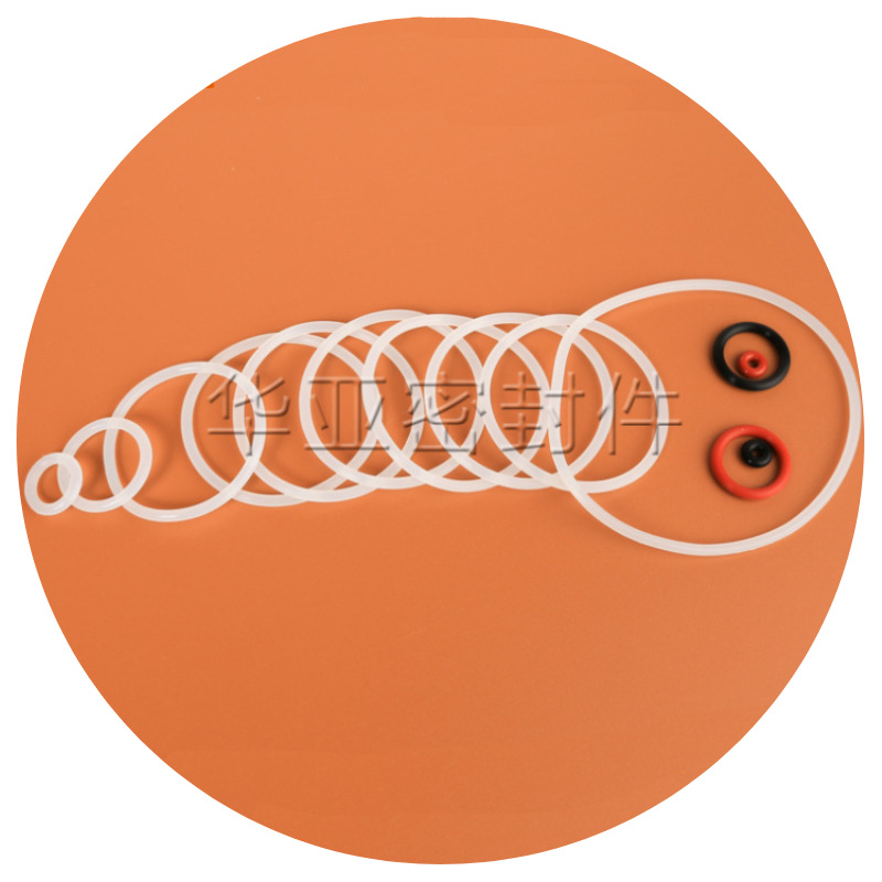 厂家现货耐温耐压密封圈 红色硅胶O型圈 白色食品级o型硅胶密封圈