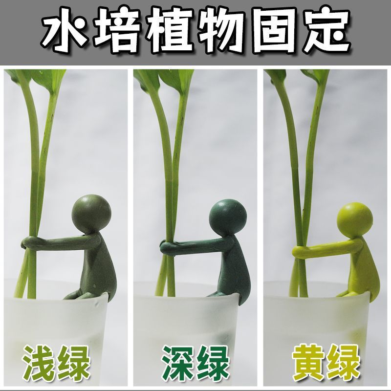 新しい水耕植物成長コンパニオン水耕容器、枝を正しく整え、デスクトップ装飾、固定形状、葉の倒れ防止|undefined