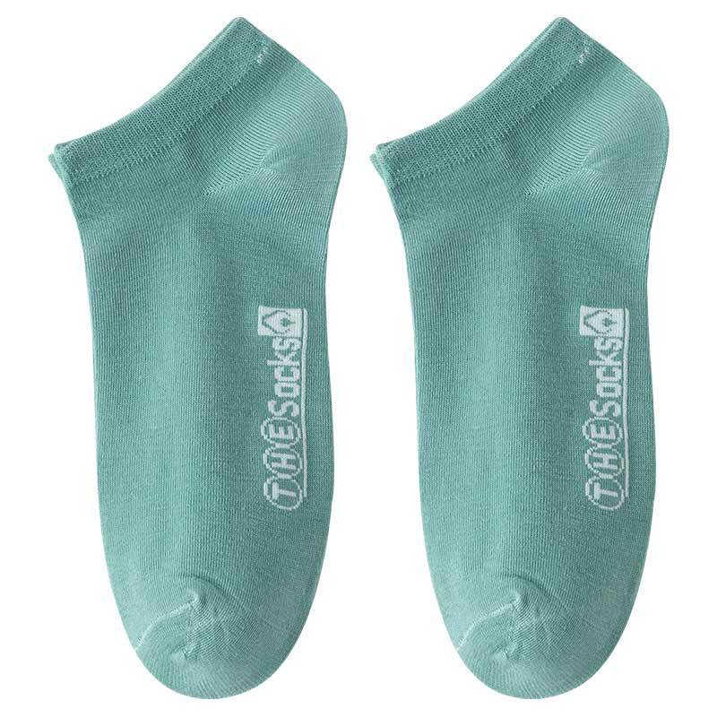 Calcetines Zhuji para hombres, desodorante y absorbente de sudor, calcetines finos de primavera y otoño para niños, deportes de verano, calcetines bajos negros transpirables para hombres