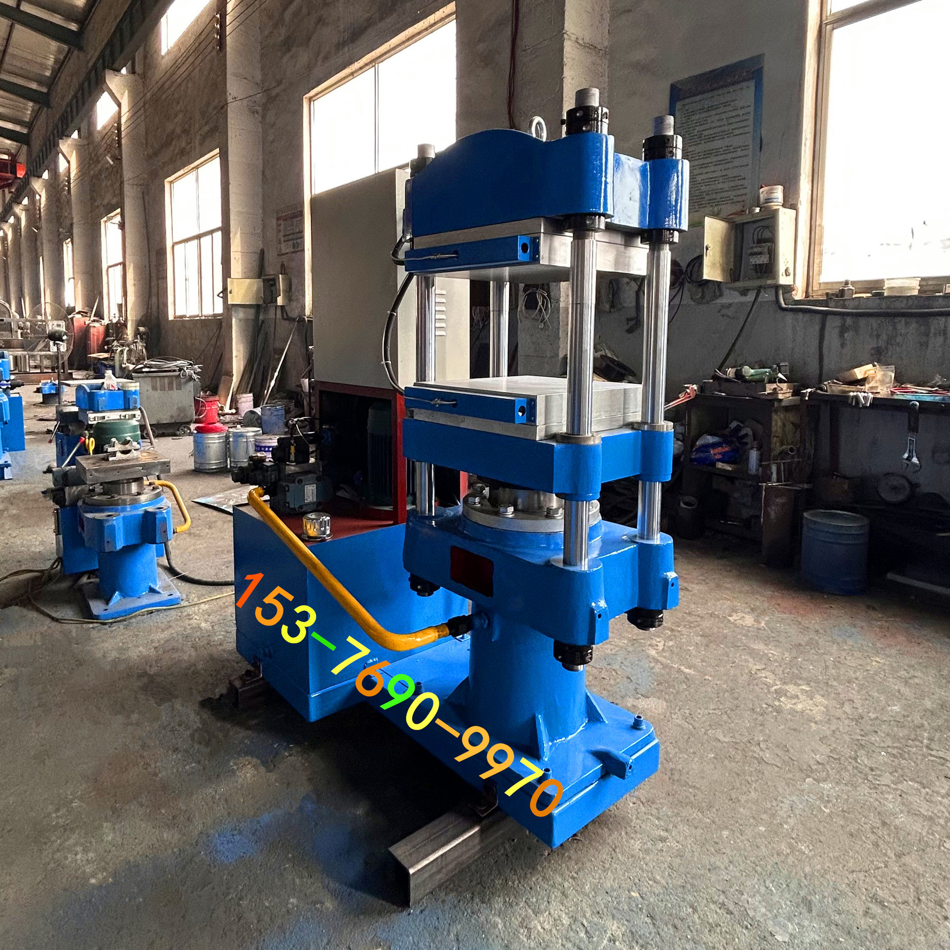 50吨400X400PLC触摸屏全自动硫化机