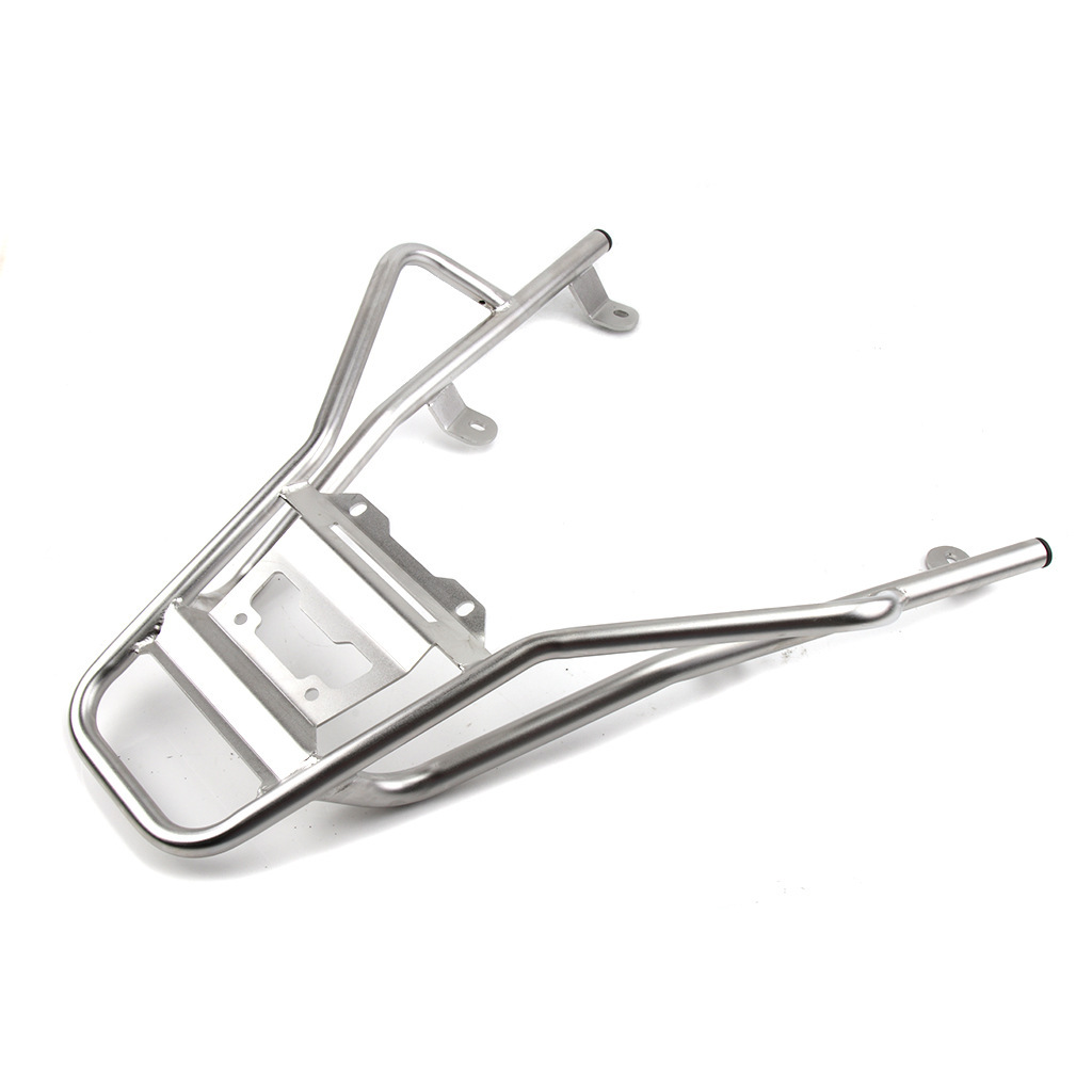 Aplicable a BMW C400X parachoques pedal de acero inoxidable motocicleta modificado trasero tronco estante