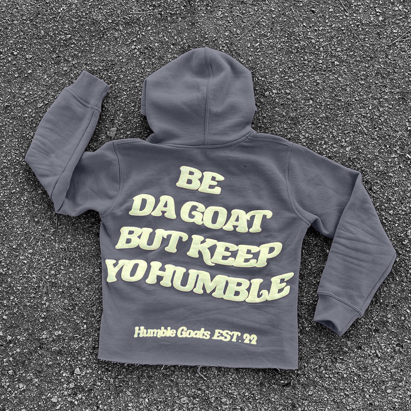 Felpa con cappuccio unisex stile street casual con stampa di lettere in schiuma 2025_voghion.com