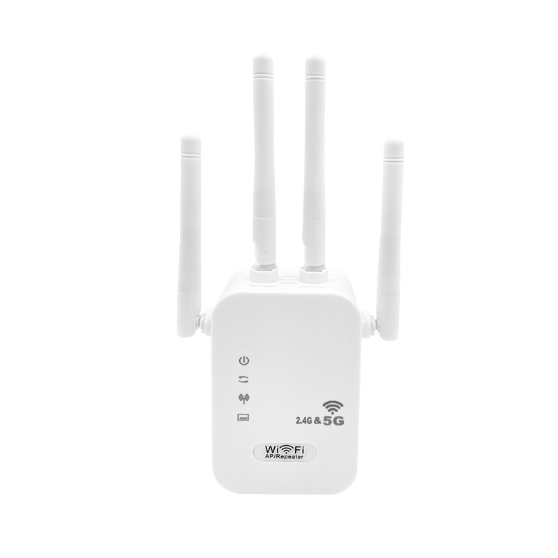 Repetidor inalámbrico AP 2.4GHZ & 5.8GHz Enrutador inalámbrico Amplificador de señal a través de la pared