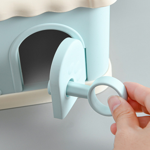 Internet celebrity piggy bank piggy bank creative cartoon shape cute little house removable large capacity plastic piggy bank