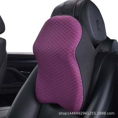 Supplies Pillow Neck Pillow Car | Headrest - black-purple-headrest