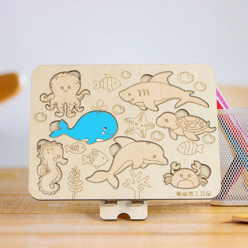 Wooden brainteaser