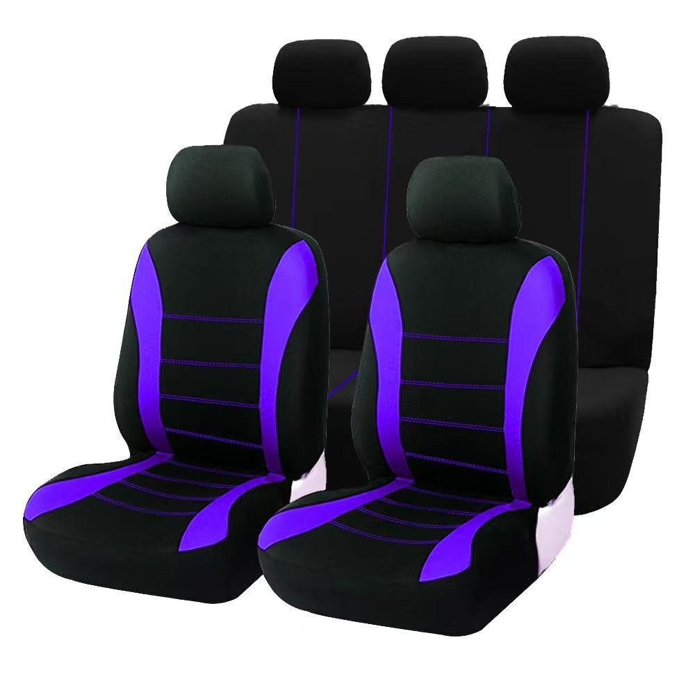 Foreign trade exports to Europe and the United States car seat cover waist line 9-piece cloth Four Seasons general cross-border special for 5 seats in large quantities in stock