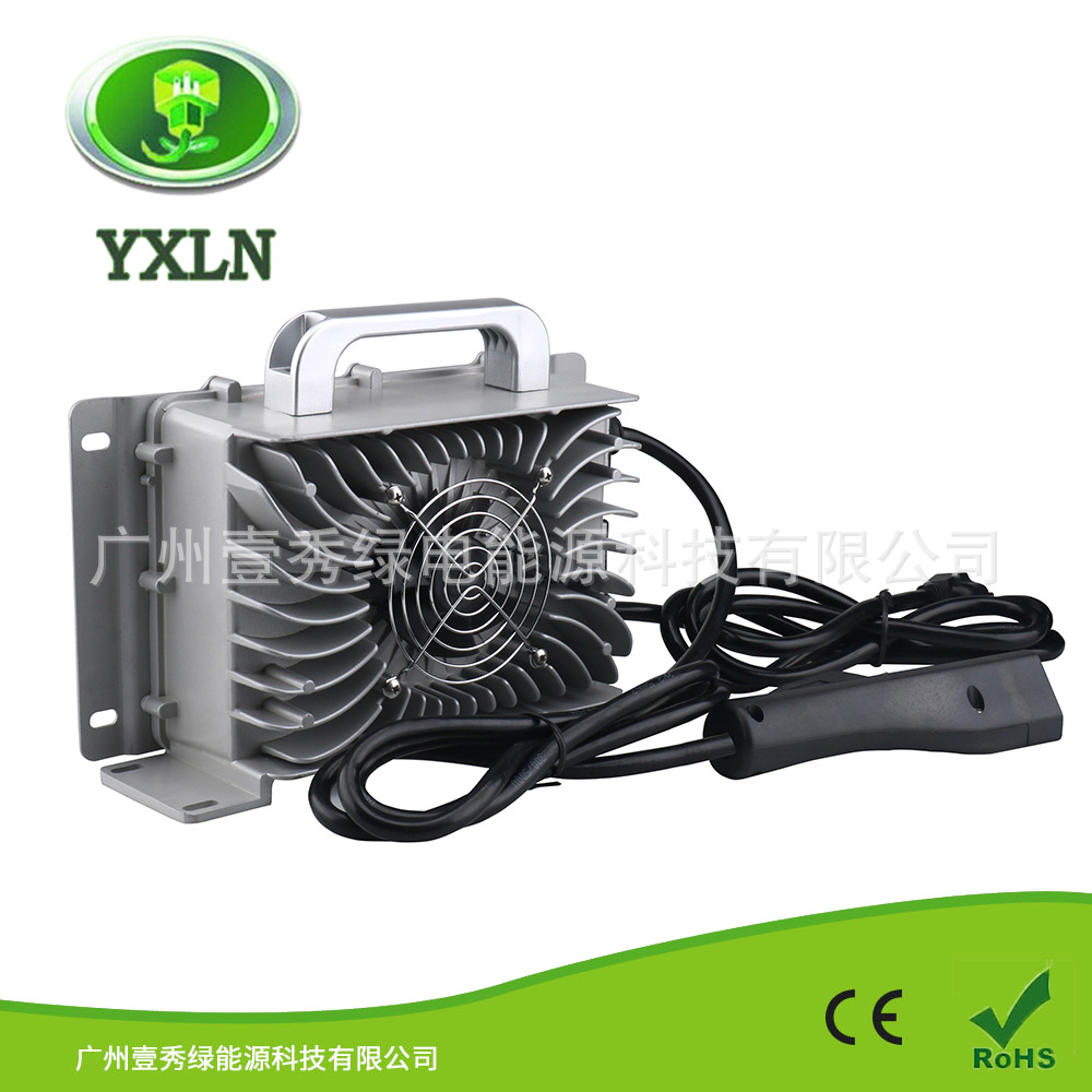 43.8v25a12串高尔夫球车RXV插头防水充电器42V 36V锂电池充电器