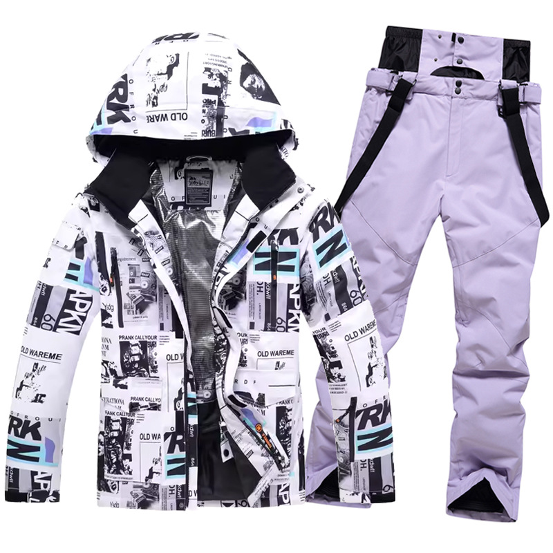 ski suits for men, windproof, waterproof, warm and breathable, one piece delivery, single and double board skiing clothes and pants_voghion.com