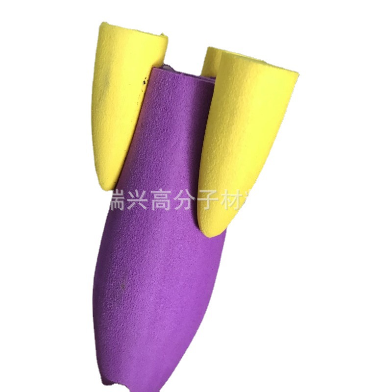 eva研磨儿童玩具火箭筒 卡通海绵玩具 异形eva成型玩具火箭筒