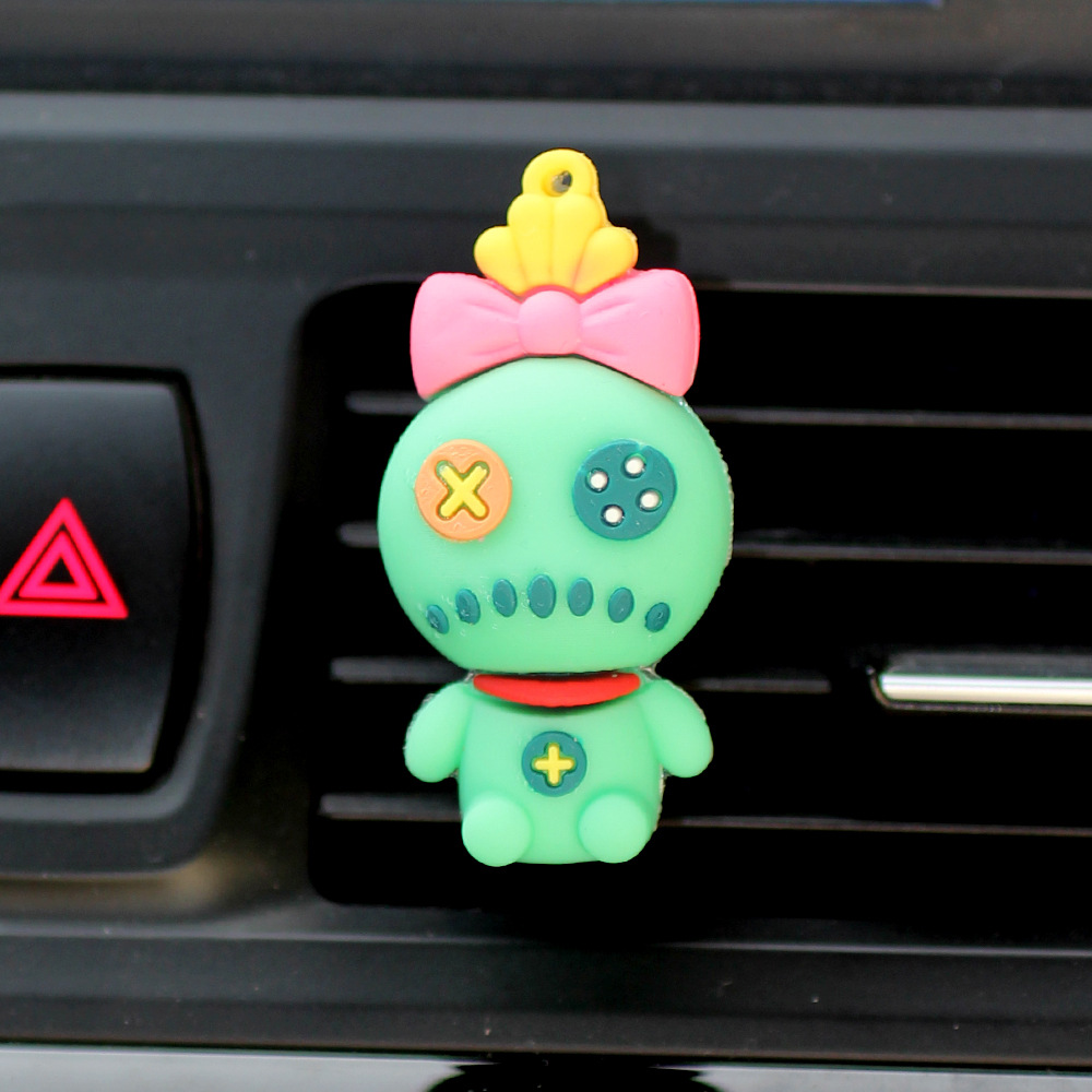 Dibujos animados Stitch Stitch Perfume de coche Decoración de coche Regalo para niños Perfume de coche Salida de aire Aromaterapia