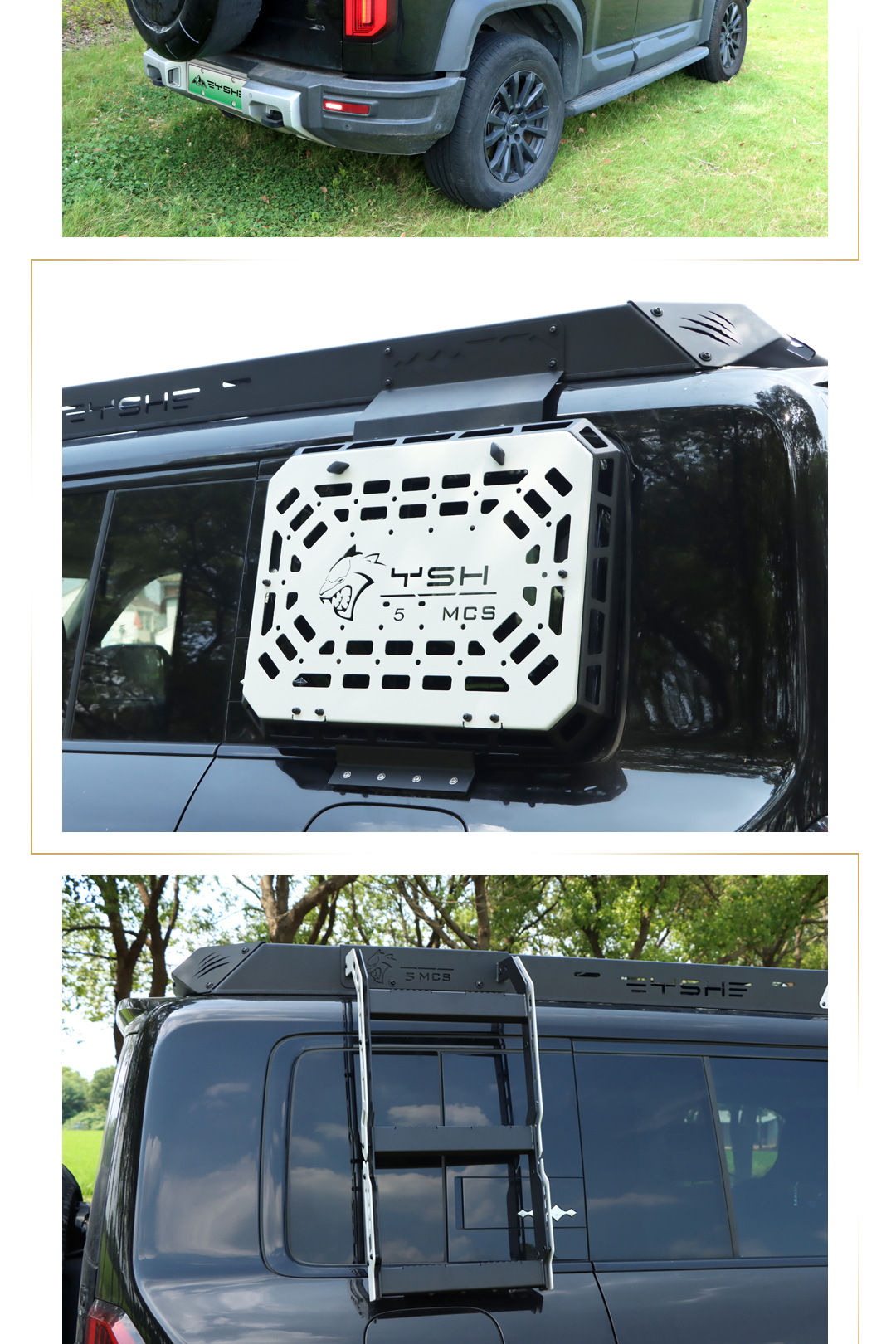 Suitable for Haval Raptor Roof Rack Modification Expansion Platform Luggage Crossbar Canopy Ladder School Bag