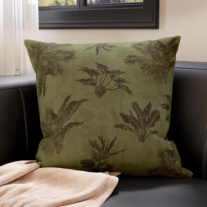 Sofá de sala de estar retro de alto nivel, almohada de cabecera, almohada de cintura en la cama, ventana flotante, almohada de respaldo con núcleo desmontable y lavable