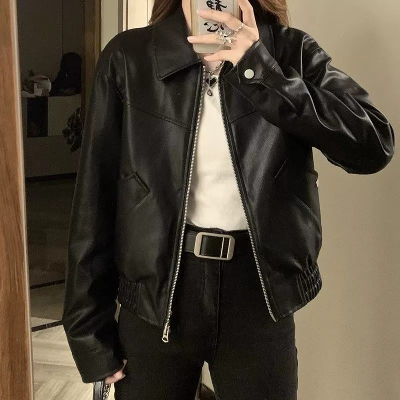 Укороченная осенняя куртка, тренд сезона, корейский стиль, для подростков
