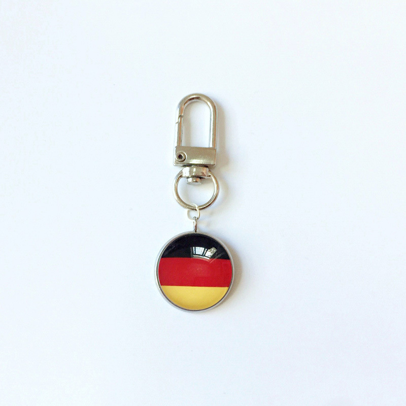 13g Weight Bag Pendant, Keychain Classification 1 Piece Quantity Holiday, Daily Occasion 316 Stainless Steel , Alloy Material National Flag Pattern Epoxy Design Simple Style Style 1 Piece Simple Style National Flag 316 Stainless Steel  Alloy Epoxy Bag Pendant Keychain 12