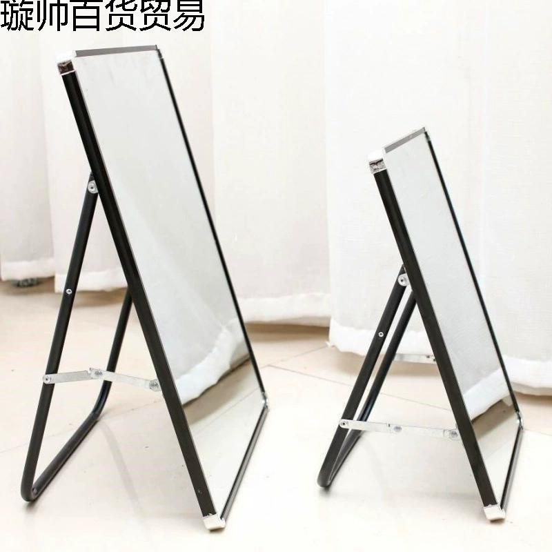 Современное минималистское зеркало для обуви с рамкой, напольное зеркало с зеркалом для обуви, профессиональное зеркало для обувного магазина в современном европейском стиле.