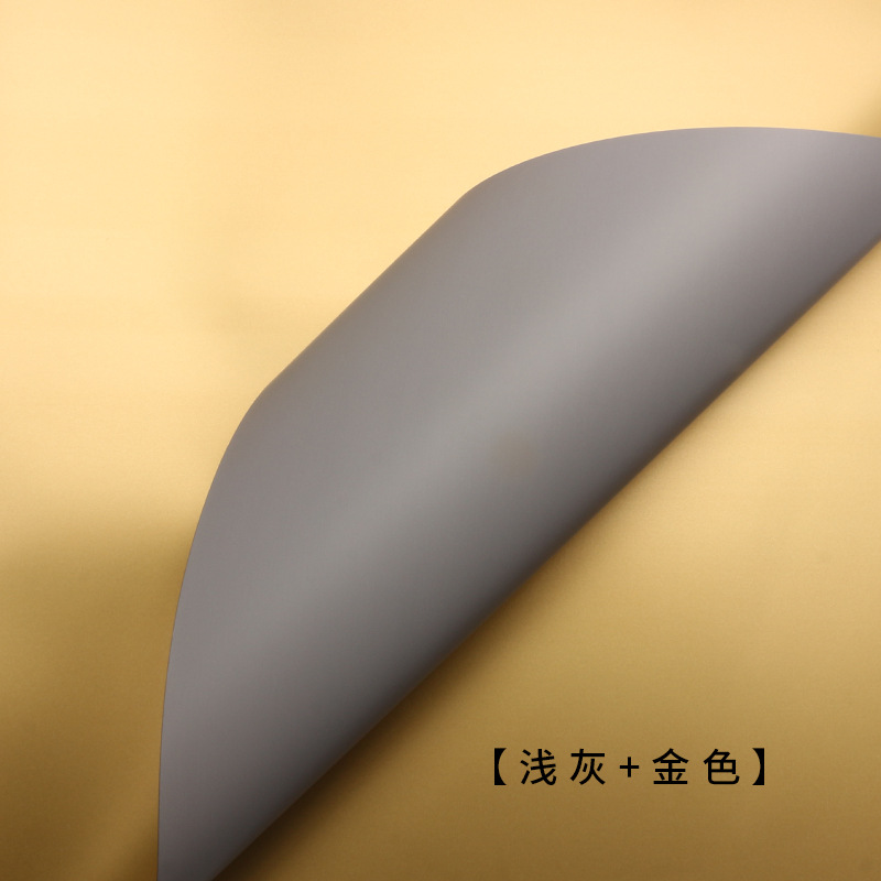 Ouya Paper Series Estilo coreano Primer amor Papel de color sólido Papel de embalaje de flores Ramo floristería Paquete de regalo floral Papel de flores