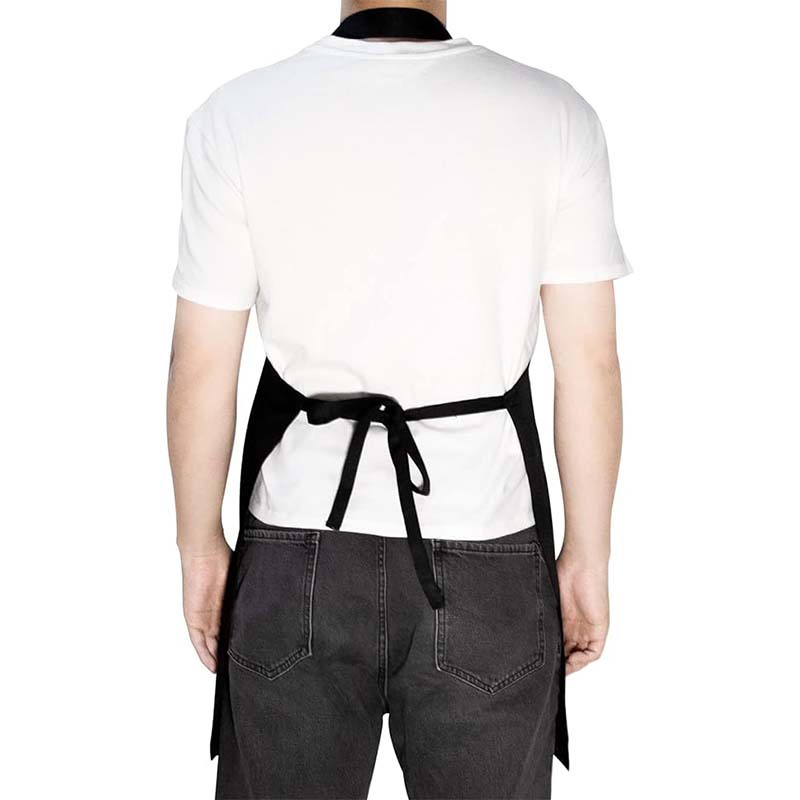 Delantal de poliéster transfronterizo, ropa de cuello halter, regalo de cumpleaños, restaurante antiincrustante, ropa de trabajo de cocina, delantal de casa al por mayor