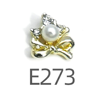 Transfronterizo Japonés arco de uñas accesorios de pajarita caliente simple todo fósforo tridimensional hueco joyería de uñas de diamantes al por mayor