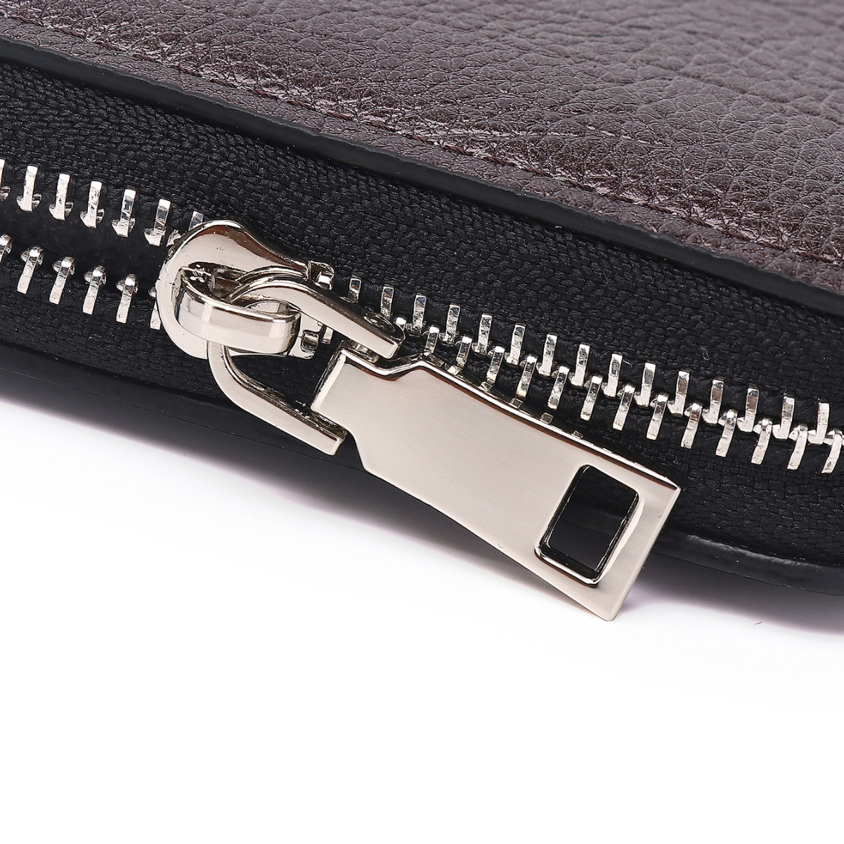 Bolsa de almacenamiento portátil de embrague nuevo multi-tarjeta de gran capacidad cremallera teléfono móvil Bolsa europea y americana retro larga cartera