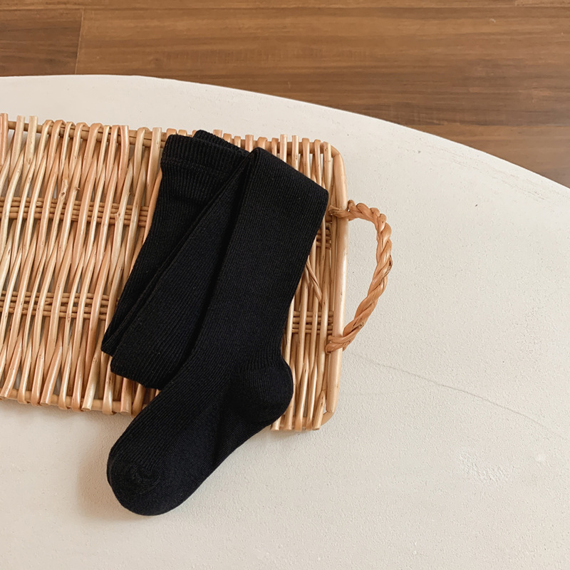 2024 primavera y otoño nuevas polainas para niñas bebé a pantimedias para niños transpirables medias de una pieza coreanas