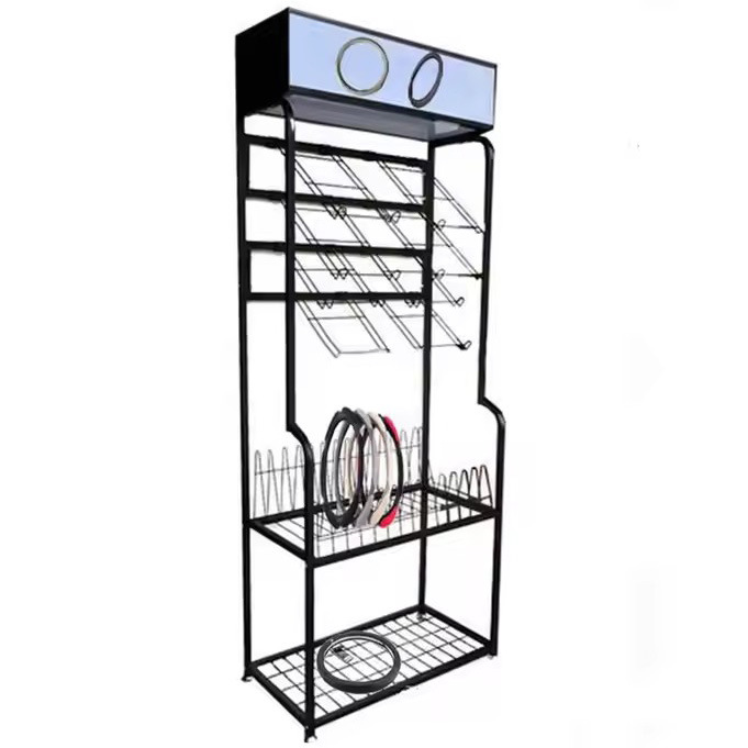 定做汽车方向盘展架汽车改装店汽车方向盘套货架展示架批发