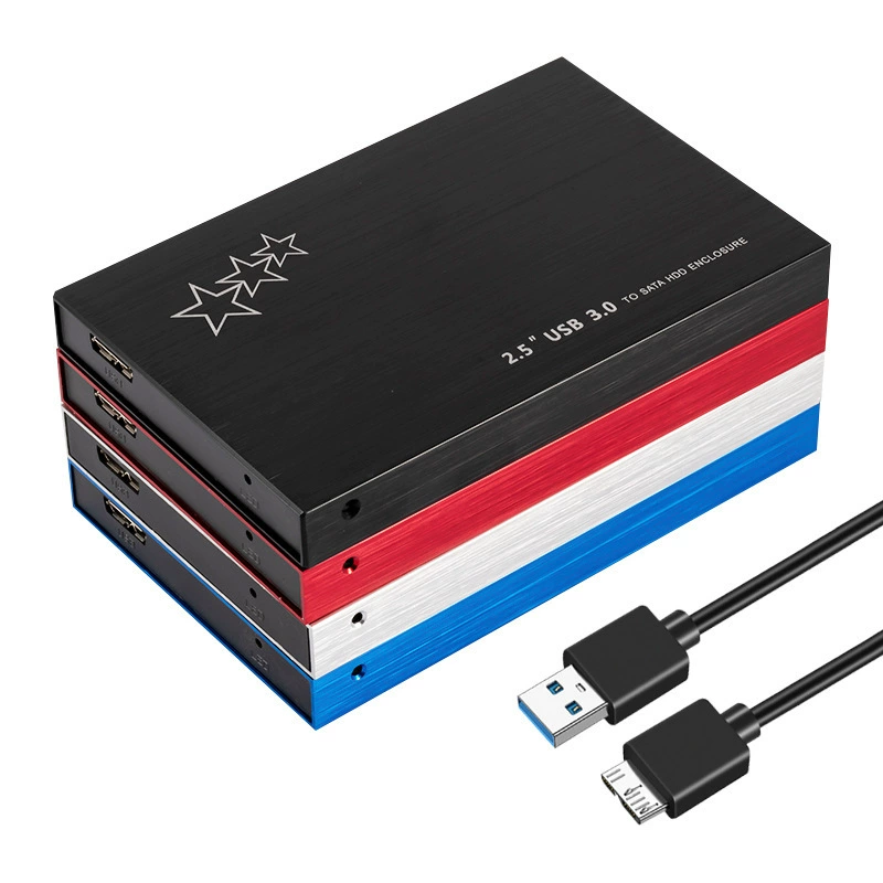 2,5-дюймовый высокоскоростной мобильный жесткий диск USB3.0 - SATA, алюминиевый корпус, жесткий диск, поддержка 4 ТБ, прямые продажи с завода