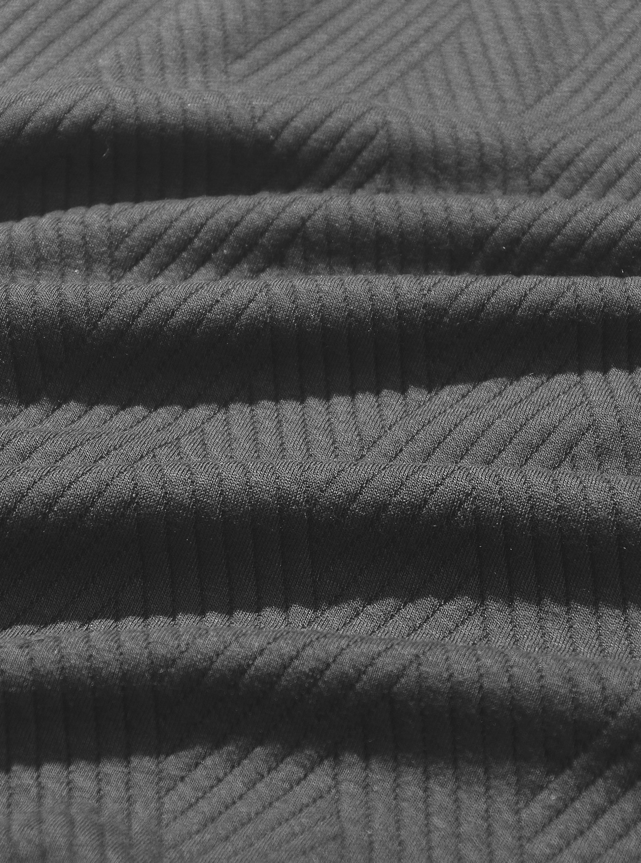 Monochrome Man- Cross-Border Solid Color Jacquard Knitted Hooded Sleeveless European And American Casual Sports Vest Shorts Set_viptrois.com
