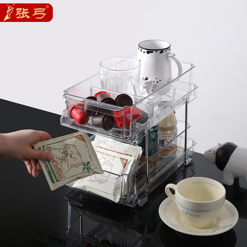 Escritorio de almacenamiento rack Oficina estudiante escritorio almacenamiento rack doble-capa altura aumento almacenamiento rack papelería artículos diversos organización rack